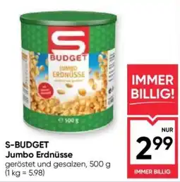 Maximarkt S-Budget Jumbo Erdnüsse Angebot
