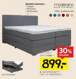 XXXLutz Moderano boxspringbett Angebot
