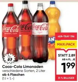 Maximarkt Coca-Cola Limonaden Angebot