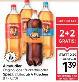 Maximarkt Almdudler Original oder Zuckerfrei oder Spezi Angebot