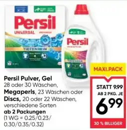 Maximarkt Persil Pulver, Gel Angebot