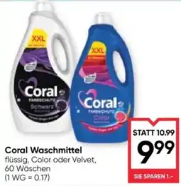 Maximarkt Coral Waschmittel Angebot