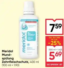 Maximarkt Meridol Mundspülung Zahnfleischschutz Angebot