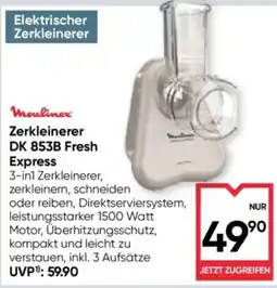 Maximarkt Moulinex Zerkleinerer DK 853B Fresh Express Angebot