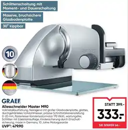 Maximarkt Graef Allesschneider Master M90 Angebot