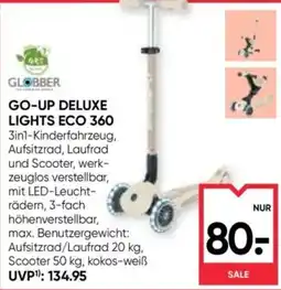 Maximarkt Globber Go-Up Deluxe Lights Eco 360 Angebot