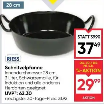 Maximarkt Riess Schnitzelpfanne Angebot