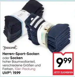 Maximarkt Pascarel Herren-Sport-Socken Angebot