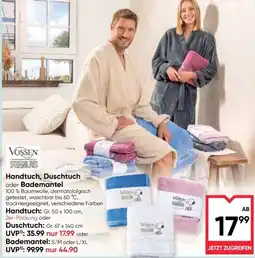 Maximarkt Vossen Peanuts Handtuch, Duschtuch oder Bademantel Angebot