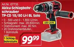 Zgonc Akku-Schlagbohrschrauber TP-CD 18/80 Li-i BL Solo Angebot