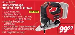 Zgonc Akku-Stichsäge TP-JS 18/135 Li BL Solo Angebot