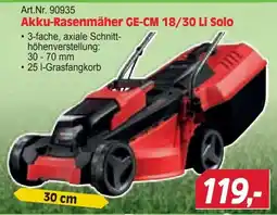Zgonc Akku-Rasenmäher GE-CM 18/30 Li Solo Angebot
