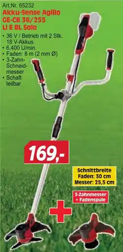 Zgonc Akku-Sense Agillo Angebot