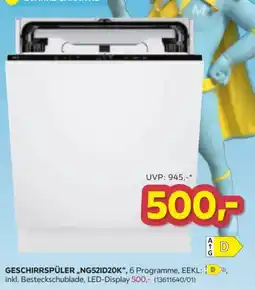 Möbelix Geschirrspüler NG52ID20K Angebot