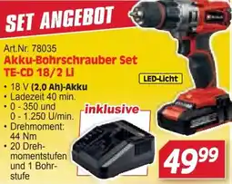 Zgonc Akku-Bohrschrauber Set TE-CD 18/2 Li Angebot