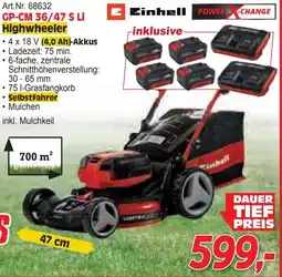 Zgonc Einhell Highwheeler Angebot