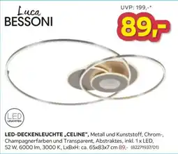 Möbelix Luca BESSONI LED-DECKENLEUCHTE „CELINE“ Angebot