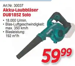 Zgonc Akku-Laubbläser DUB185Z Solo Angebot