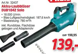 Zgonc Makita Akku-Laubbläser DUB184Z Solo Angebot