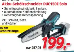Zgonc Akku-Gehölzschneider DUC150Z Solo Angebot