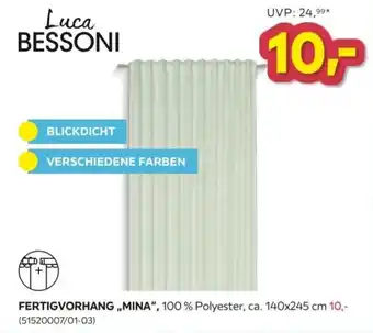 Möbelix Luca BESSONI FERTIGVORHANG „MINA“ Angebot