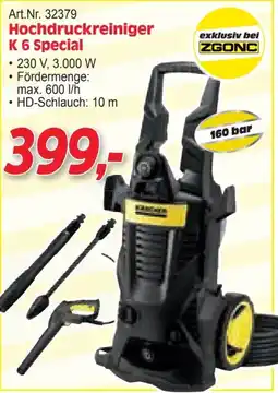 Zgonc Hochdruckreiniger K 6 Special Angebot