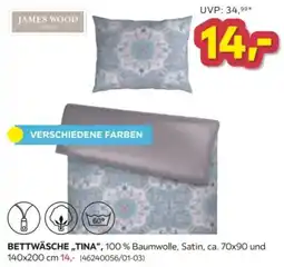 Möbelix James Wood Bettwäsche Tina Angebot