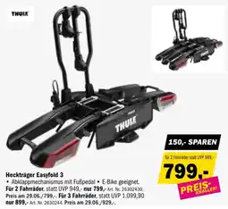 Forstinger Thule Heckträger Easyfold 3 Angebot
