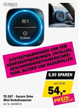 Forstinger Technaxx Mini-Verkehrswarner Angebot