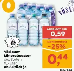 ADEG Vöslauer Mineralwasser Angebot