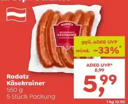 ADEG Radatz Käsekrainer Angebot