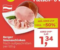 ADEG Berger Saunaschinken Angebot