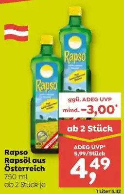 ADEG Rapso Rapsöl aus Österreich Angebot