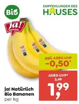 ADEG ja! Natürlich Bio Bananen Angebot