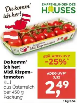ADEG Midi Rispen-tomaten Angebot