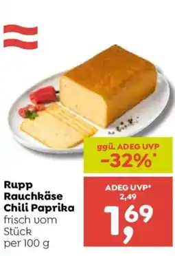 ADEG Rupp Rauchkäse Chili Paprika Angebot