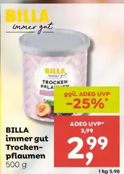 ADEG BILLA immer gut Trocken-pflaumen Angebot