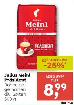 ADEG Julius Meinl Präsident Angebot