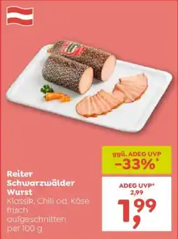ADEG Reiter Schwarzwälder Wurst Angebot