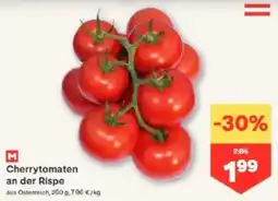 MPreis Cherrytomaten an der Rispe Angebot
