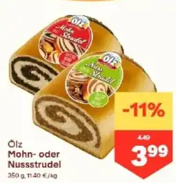 MPreis Ölz Mohn- oder Nussstrudel Angebot