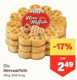 MPreis Ölz Herzwaffeln Angebot