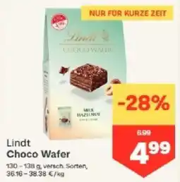 MPreis Lindt Choco Wafer Angebot