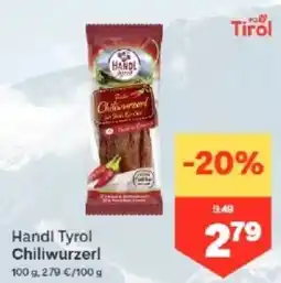 MPreis Handl Tyrol Chiliwurzerl Angebot