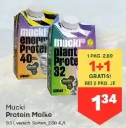 MPreis Mucki Protein Molke Angebot