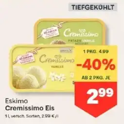 MPreis Eskimo Cremissimo Eis Angebot