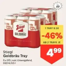 MPreis Stiegl Goldbräu Tray Angebot