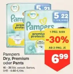 MPreis Pampers Dry, Premium oder Pants Angebot