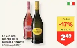 MPreis La Gioiosa Bianco oder Rosato Frizzante Angebot