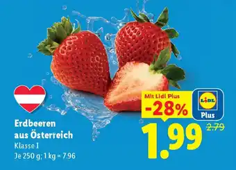 Lidl Erdbeeren aus österreich Angebot